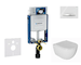 Geberit Kombifix - Set předstěnové instalace, klozetu Oudee a sedátka softclose, tlačítko Sigma50, chrom/alpská bílá SANI15CA312