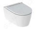 Geberit ONE - Závěsné WC se sedátkem softclose, TurboFlush, KeraTect, bílá 500.201.01.1