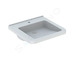 Geberit Selnova Comfort - Umyvadlo bezbariérové, 55x53 cm, bez přepadu, otvor pro baterii, bílá 500.786.00.7