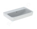 Geberit Selnova Compact - Umyvadlo 65x40 cm, s přepadem, bez otvoru pro baterii, bílá 501.892.00.7