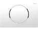 Geberit Sigma10 - Ovládací tlačítko splachování, bílá/chrom 115.758.KJ.5