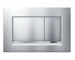 Geberit Sigma20 - Ovládací tlačítko splachování, lakovaný chrom mat/chrom 115.883.JQ.1