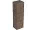 Geberit Smyle Square - Skříňka vysoká 118x36 cm, ořech 500.361.JR.1