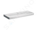 Geberit Smyle Square - Umyvadlo 120x48 cm, s přepadem, otvor pro baterii, bílá 500.226.01.1