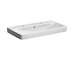 Geberit Smyle Square - Umyvadlo 90x48 cm, s přepadem, 2 otvory pro baterie, bílá 500.252.01.1