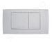 Geberit Twinline30 - Ovládání splachování, easy to clean, matný chrom 115.899.JQ.1