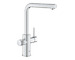 Grohe Blue Pure - Dřezová baterie Minta s filtrační funkcí a výsuvnou koncovkou, chrom 30590000