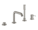 Grohe Essence - Baterie na okraj vany, 4-otvorová instalace, supersteel 19578DC1