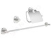 Grohe Essentials - Sada doplňků do koupelny 3 v 1, supersteel 40775DC1