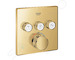 Grohe Grohtherm SmartControl - Termostatická baterie pod omítku, 3 ventily, Cool Sunrise 29126GL0