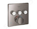 Grohe Grohtherm SmartControl - Termostatická baterie pod omítku, 3 ventily, Hard Graphite 29126A00