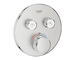 Grohe Grohtherm SmartControl - Termostatická sprchová baterie pod omítku, 2 ventily, supersteel 29119DC0