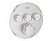 Grohe Grohtherm SmartControl - Termostatická sprchová podomítková baterie, 3 ventily, supersteel 29121DC0