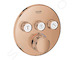 Grohe Grohtherm SmartControl - Termostatická sprchová podomítková baterie, 3 ventily, Warm Sunset 29121DA0