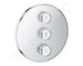 Grohe Grohtherm SmartControl - Třícestný ovladač pod omítku, chrom 29122000