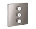 Grohe Grohtherm SmartControl - Ventil pod omítku pro 3 spotřebiče, Hard Graphite 29127A00