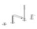 Grohe Lineare - Baterie na okraj vany, 4-otvorová instalace, chrom 19577001