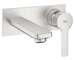 Grohe Lineare - Umyvadlová baterie pod omítku, 2-otvorová instalace, supersteel 19409DC1
