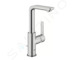 Grohe Lineare - Umyvadlová baterie s výpustí, supersteel 23296DC1