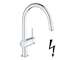Grohe Minta - Dřezová baterie s výsuvnou koncovkou, chrom 32511000