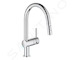 Grohe Minta - Dřezová baterie s výsuvnou sprškou, chrom 32321002