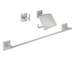 Grohe QuickFix Start Cube - Set koupelnových doplňků 3 v 1, supersteel 41124DC0