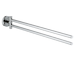 Grohe QuickFix Start - Dvojitý držák ručníků, délka 44 cm, chrom 41183000