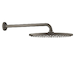 Grohe Rainshower Cosmopolitan - Hlavová sprcha Cosmopolitan 310 s ramenem 38 cm, 1 proud, kartáčovaný tmavý grafit 26066AL0