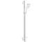 Grohe Rainshower SmartActive Cube - Sada sprchové hlavice 130 9,5 l/min, 3 proudy, tyče 90 cm a hadice, měsíční bílá 26587LS0