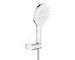 Grohe Rainshower SmartActive - Sada sprchové hlavice 130 9,5 l/min, 3 proudy, držáku a hadice, měsíční bílá 26580LS0