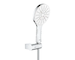 Grohe Rainshower SmartActive - Sada sprchové hlavice 130 9,5 l/min, 3 proudy, držáku a hadice, měsíční bílá 26580LS0