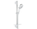 Grohe Rainshower SmartActive - Sada sprchové hlavice 130 9,5 l/min, 3 proudy, tyče 60 cm a hadice, chrom 26575000
