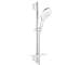 Grohe Rainshower SmartActive - Sada sprchové hlavice 150 9,5 l/min, 3 proudy, tyče 60 cm a hadice, měsíční bílá 26592LS0