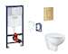 Grohe Rapid SL - Set předstěnové instalace, klozetu, sedátka SoftClose, tlačítka Skate Cosmopolitan a sady pro vhazování tablet,