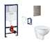 Grohe Rapid SL - Set předstěnové instalace, klozetu, sedátka SoftClose, tlačítka Skate Cosmopolitan a sady pro vhazování tablet,