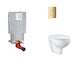 Grohe Uniset - Set předstěnové instalace, klozetu, sedátka SoftClose a tlačítka Skate Cosmopolitan, Cool Sunrise SANI15BB4102