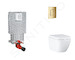 Grohe Uniset - Set předstěnové instalace, klozetu, sedátka SoftClose a tlačítka Skate Cosmopolitan, Triple Vortex, Cool Sunrise 