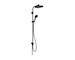 Hansgrohe Activera S - Sprchový set bez baterie, průměr 24 cm, 2 proudy, EcoSmart, matná černá 28074670