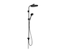 Hansgrohe Activera S - Sprchový set bez baterie, průměr 24 cm, 2 proudy, EcoSmart, matná černá 28074670