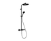 Hansgrohe Activera S - Sprchový set s termostatem, průměr 24 cm, 2 proudy, EcoSmart+, matná černá 28083670