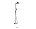 Hansgrohe Activera S - Sprchový set s vanovým termostatem, průměr 24 cm, 2 proudy, EcoSmart, matná černá 28871670