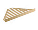Hansgrohe AddStoris - Polička rohová, kartáčovaný bronz 41741140