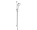 Hansgrohe Croma Select E - Sprchová souprava Vario EcoSmart 9l/min 0,90m, bílá/chrom 26593400