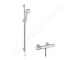 Hansgrohe Croma Select S - Sprchový set Vario s termostatem, 3 proudy, sprchová tyč 90 cm, bílá/chrom 27014400