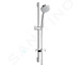 Hansgrohe Croma - Set sprchové hlavice, 9 l/min, 4 proudy, tyče 0,65 m a hadice, chrom 27776000