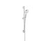 Hansgrohe Crometta - Set sprchové hlavice, 2 proudy, tyče a hadice, EcoSmart 9 l/min, bílá/chrom 26534400