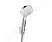 Hansgrohe Crometta - Set sprchové hlavice, držáku a hadice, EcoSmart, bílá/chrom 26569400