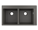 Hansgrohe Dřezy - Vestavný granitový dřez S510-F770, kamenná šedá 43316290
