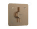Hansgrohe DuoTurn Q - Baterie pod omítku, pro 2 spotřebiče, kartáčovaný bronz 75414140