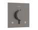 Hansgrohe Ecostat Comfort E - Termostatická baterie pod omítku, pro 2 spotřebiče, kartáčovaný černý chrom 33711340